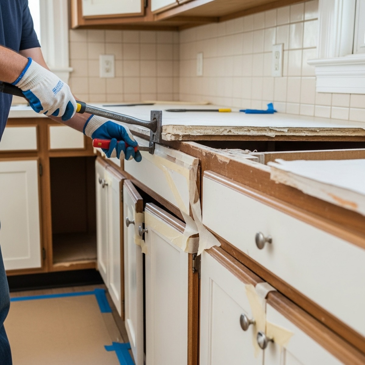 Old Countertop Removal in Branford CT | Fast Prep