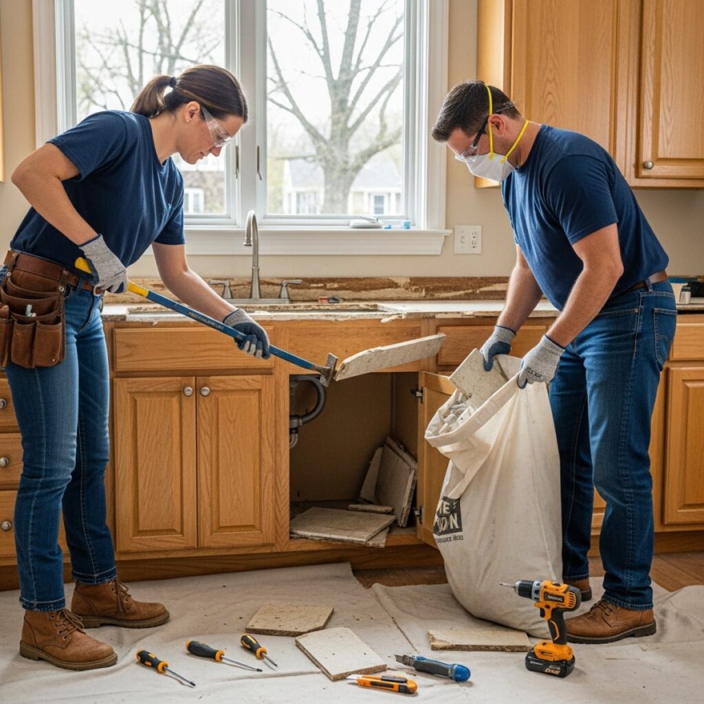 Old Countertop Removal in Branford CT | Fast Prep